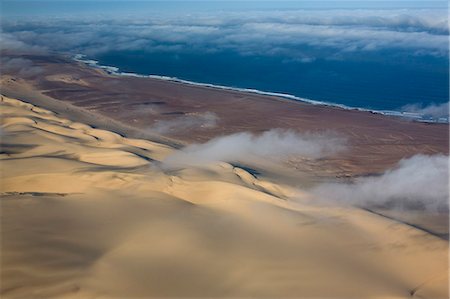 Aerial photo, Skeleton Coast Park, Namibia, Africa Stock Photo - Premium Royalty-Free, Code: 6119-08740762