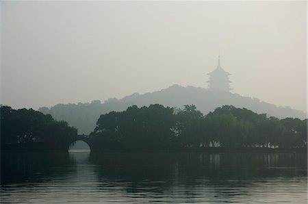 West Lake, Hangzhou, Zhejiang Province, China, Asia Photographie de stock - Premium Libres de Droits, Code: 6119-08740931