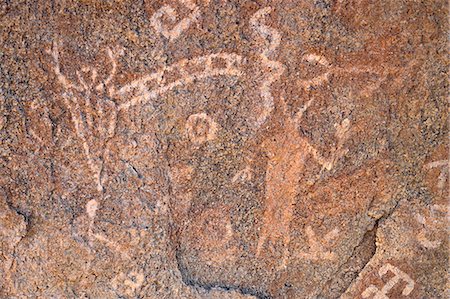 pictogramme - Pictographs, Alabama Hills, Inyo National Forest, California, United States of America, North America Photographie de stock - Premium Libres de Droits, Code: 6119-08741353