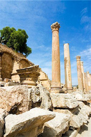 simsearch:6119-08740473,k - Propilaeum, Jerash (Gerasa) a Roman Decapolis city, Jordan, Middle East Fotografie stock - Premium Royalty-Free, Codice: 6119-08741544