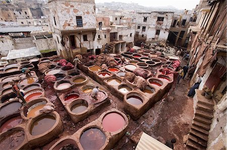 simsearch:851-02962037,k - Tanneries, Medina, Fez, Morocco, North Africa, Africa Stock Photo - Premium Royalty-Free, Code: 6119-08741664