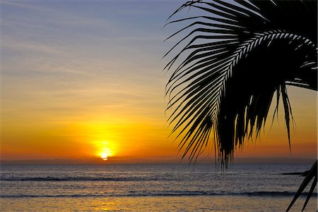 Idyllic sunset on the island of Ile Sainte Marie, Madagascar, Indian Ocean, Africa Stock Photo - Premium Royalty-Free, Code: 6119-08741725