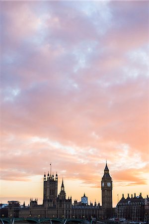 simsearch:400-06128769,k - Big Ben and Houses of Parliament at sunset, UNESCO World Heritage Site, London Borough of Westminster, London, England, United Kingdom, Europe Foto de stock - Sin royalties Premium, Código: 6119-08797118