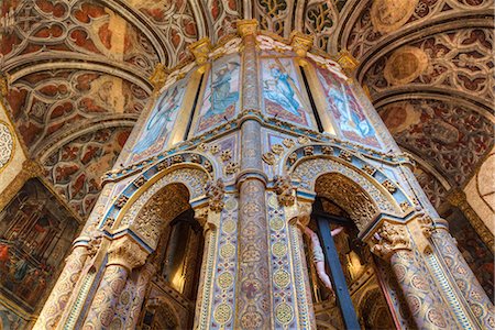 The Charola, Convent of Christ (Convento de Cristo), UNESCO World Heritage Site, Tomar, Santarem District, Portugal, Europe Stock Photo - Premium Royalty-Free, Code: 6119-08797499