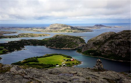 simsearch:6119-08703680,k - View across the islands of Flatanger, Nord-Trondelag, Norway, Scandinavia, Europe Foto de stock - Royalty Free Premium, Número: 6119-08703782