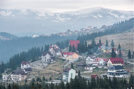 romanian culture - Ranca, a ski resort in the Parang Mountains, Carpathian Mountains, Oltenia Region, Romania, Europe Stock Photo - Premium Royalty-Free, Code: 6119-08724837