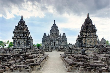 Sewu Temple near Prambanan, Java, Indonesia, Southeast Asia, Asia Foto de stock - Sin royalties Premium, Código: 6119-08724937