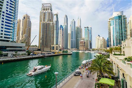 dubai palm city - Dubai Marina, Dubai, United Arab Emirates, Middle East Stock Photo - Premium Royalty-Free, Code: 6119-08725015