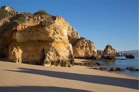 praia da camilo - Praia do Camilo, Lagos, Algarve, Portugal, Europe Foto de stock - Royalty Free Premium, Número: 6119-08803376