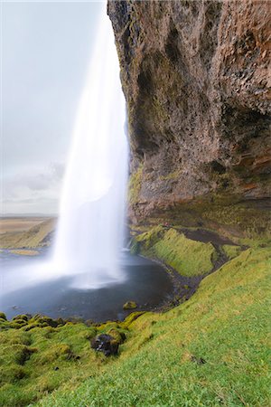 seljalandsfoss waterfall - Seljalandsfoss Waterfall, Iceland, Polar Regions Photographie de stock - Premium Libres de Droits, Code: 6119-08907751