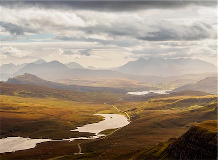 simsearch:6119-08907767,k - View from The Storr towards the Loch Leathan, Isle of Skye, Inner Hebrides, Scotland, United Kingdom, Europe Stock Photo - Premium Royalty-Free, Code: 6119-08907824