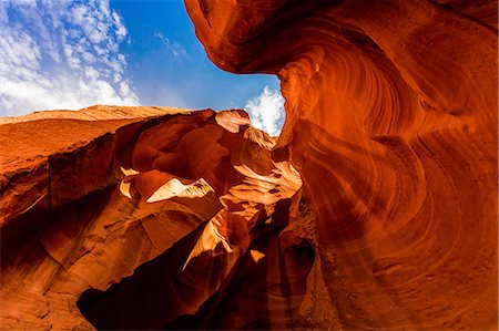 Antelope Canyon, Arizona, United States of America, North America Photographie de stock - Premium Libres de Droits, Code: 6119-09054105