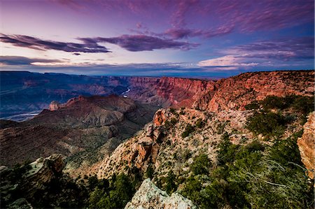 point de repère naturel - Grand Canyon scenic, UNESCO World Heritage Site, Arizona, United States of America, North America Photographie de stock - Premium Libres de Droits, Code: 6119-09054108