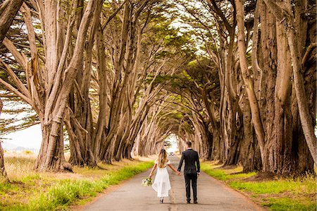 suit full length - Couple in engagement dress, Marin, California, United States of America, North America Stock Photo - Premium Royalty-Free, Code: 6119-09054119