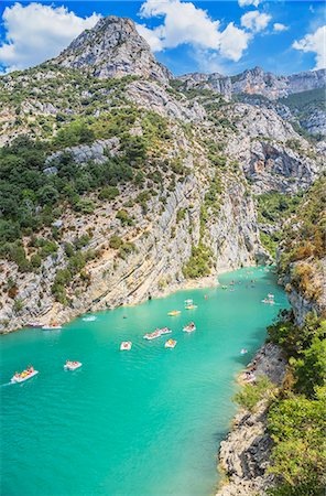 Lake St. Croix, Gorges du Verdon, Provence-Alpes-Cote d'Azur, Provence, France, Europe Fotografie stock - Premium Royalty-Free, Codice: 6119-09054284