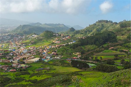 physical geography tenerife - Teide National Park and Anaga rural park viewed from the Mirador Bailadero, Tenerife, Canary Islands, Spain, Europe Stock Photo - Premium Royalty-Free, Code: 6119-09061980