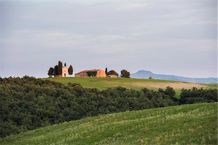 simsearch:6119-09074647,k - Vitaleta church at sunset, San Quirico, Val d'Orcia (Orcia Valley), UNESCO World Heritage Site, Tuscany, Italy, Europe Foto de stock - Royalty Free Premium, Número: 6119-09062094