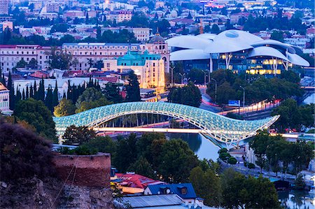 simsearch:841-08421335,k - Overview over Tbilisi at dawn, Georgia, Caucasus, Asia Stock Photo - Premium Royalty-Free, Code: 6119-09073844