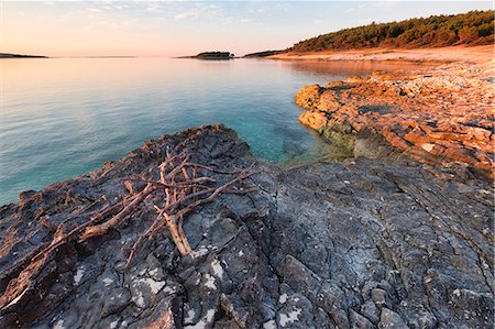 Sunrise over the Adriatic Sea, Kamenjak National Park, Istria, Croatia, Europe Photographie de stock - Premium Libres de Droits, Code: 6119-09074668