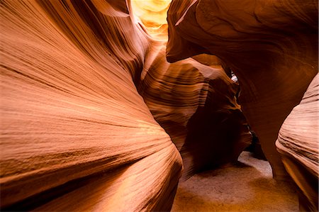 Secret Canyon, Page, Arizona, United States of America, North America Foto de stock - Sin royalties Premium, Código: 6119-09074680