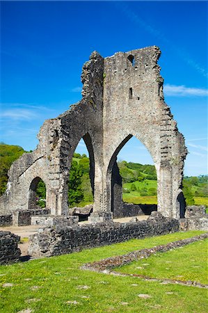 Talley Abbey, near Llandeilo, Carmarthenshire, Wales, United Kingdom, Europe Foto de stock - Sin royalties Premium, Código: 6119-09074772