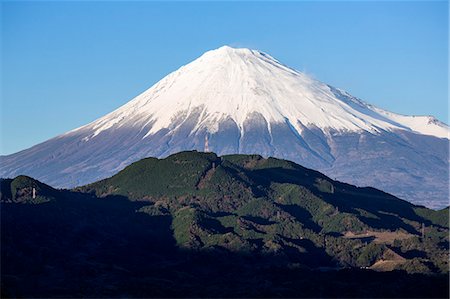 Mount Fuji, UNESCO World Heritage Site, Fuji-Hakone-Izu National Park, Shizuoka, Honshu, Japan, Asia Stock Photo - Premium Royalty-Free, Code: 6119-09074888