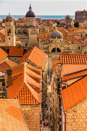 simsearch:6119-09054406,k - Scenic view of Dubrovnik, Croatia, Europe Photographie de stock - Premium Libres de Droits, Code: 6119-09085567