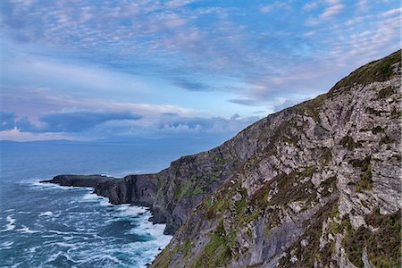 Fogher Cliffs, Valentia Island, County Kerry, Munster, Republic of Ireland, Europe Fotografie stock - Premium Royalty-Free, Codice: 6119-09085585