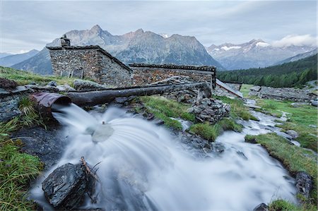 simsearch:6119-09127082,k - Flowing water of alpine creek, Entova Alp, Malenco Valley, Sondrio province, Valtellina, Lombardy, Italy, Europe Stock Photo - Premium Royalty-Free, Code: 6119-09085529