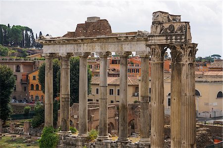 roman column - Foro Romano (Roman Forum) ancient ruins, UNESCO World Heritage Site, Rome, Lazio, Italy, Europe Stock Photo - Premium Royalty-Free, Code: 6119-09085661