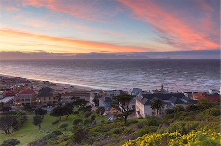 Muizenberg Beach at dawn, Cape Town, Western Cape, South Africa, Africa Stockbilder - Premium RF Lizenzfrei, Bildnummer: 6119-09085686