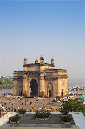 simsearch:6119-09074478,k - View of Gateway of India, Mumbai, Maharashtra, India, Asia Stock Photo - Premium Royalty-Free, Code: 6119-09147084