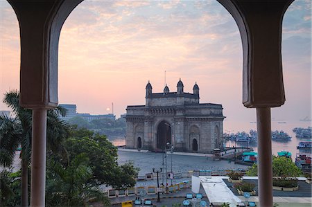 simsearch:6119-09074478,k - View of Gateway of India, Mumbai, Maharashtra, India, Asia Stock Photo - Premium Royalty-Free, Code: 6119-09147089