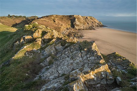 simsearch:6119-09161724,k - View of Pobbles Beach, Gower Peninsula, South Wales, United Kingdom, Europe Stock Photo - Premium Royalty-Free, Code: 6119-09156477
