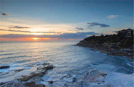 simsearch:6119-09156697,k - Bondi to Bronte walk at dawn, Bondi Beach, Sydney, New South Wales, Australia, Pacific Stock Photo - Premium Royalty-Free, Code: 6119-09156693