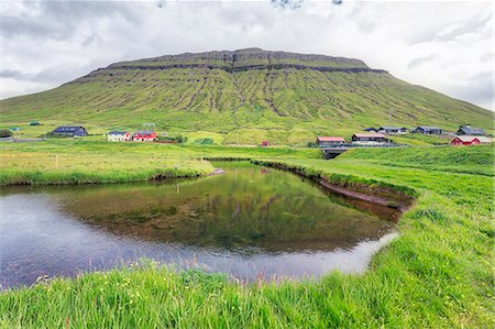 simsearch:6119-09074156,k - Village of Kollafjorour, Torshavn Municipality, Streymoy Island, Faroe Islands, Denmark, Europe Stock Photo - Premium Royalty-Free, Code: 6119-09161673