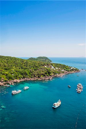 simsearch:6119-09127133,k - Aerial view of an island in the Phu Quoc archipelago in southern Vietnam, Indochina, Southeast Asia, Asia Stock Photo - Premium Royalty-Free, Code: 6119-09170041