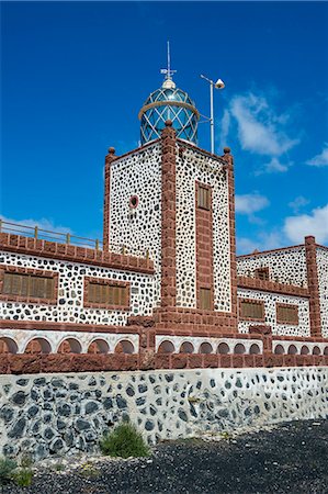 simsearch:6119-07944062,k - Entallada Lighthouse, Fuerteventura, Canary Islands, Spain, Atlantic, Europe Foto de stock - Sin royalties Premium, Código: 6119-09170091