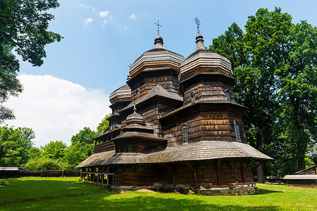 The wooden St. George's Church, UNESCO World Heritage Site, Drohobych, Ukraine, Europe Stockbilder - Premium RF Lizenzfrei, Bildnummer: 6119-09182569