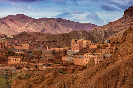 Dades Gorges scenery, Morocco, North Africa, Africa Fotografie stock - Premium Royalty-Free, Codice: 6119-09182581