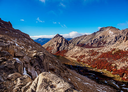 simsearch:6119-09238756,k - Toncek Lagoon Valley, elevated view, Nahuel Huapi National Park, Rio Negro Province, Argentina, South America Stockbilder - Premium RF Lizenzfrei, Bildnummer: 6119-09182629