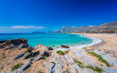 simsearch:841-09174935,k - Falassarna beach in Western Crete, Greek Islands, Greece, Europe Photographie de stock - Premium Libres de Droits, Code: 6119-09182759
