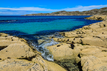 rock formation in scotland - Achmelvich beach in Highland, Scotland, Europe Stock Photo - Premium Royalty-Free, Code: 6119-09252791