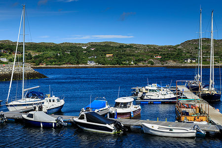 simsearch:400-08812531,k - Marina in Lochinver, Scotland, Europe Fotografie stock - Premium Royalty-Free, Codice: 6119-09252800