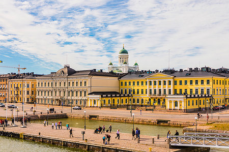 Cityscape of Helsinki, Finland, Europe Foto de stock - Sin royalties Premium, Código: 6119-09253010