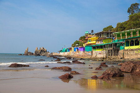 Arambol beach, Goa, India, Asia Stock Photo - Premium Royalty-Free, Code: 6119-09202788