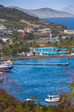 st vincent - View of Clifton Harbour, Union Island, The Grenadines, St. Vincent and The Grenadines, West Indies, Caribbean, Central America Foto de stock - Sin royalties Premium, Código: 6119-09202736