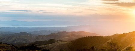 simsearch:6119-08268131,k - Monteverde Cloud Forest Reserve at sunset, Puntarenas, Costa Rica, Central America Stock Photo - Premium Royalty-Free, Code: 6119-09202861