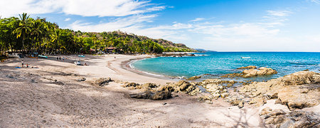 Montezuma Beach, Nicoya Peninsula, Puntarenas, Costa Rica, Central America Foto de stock - Sin royalties Premium, Código: 6119-09202864