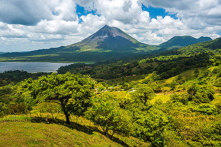 Arenal Volcano, Alajuela Province, Costa Rica, Central America Stock Photo - Premium Royalty-Free, Code: 6119-09202881